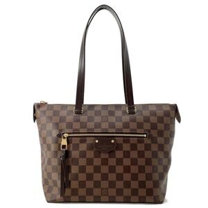 Louis Vuitton Damier Ebene Brown Iena Tote Bag Shoulder